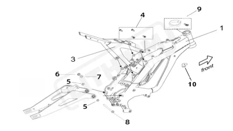 Surron Light Bee X OEM Washer B4001 d10 - Lithium Powersports
