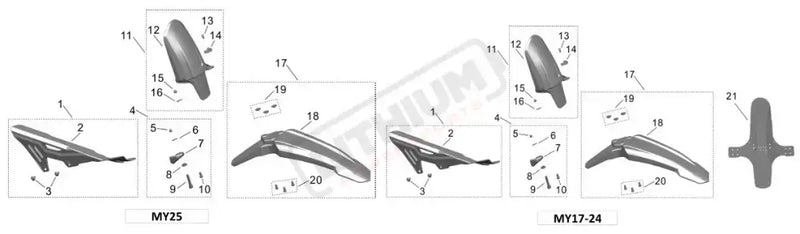 Surron Light Bee X OEM Front Fender Bushing
