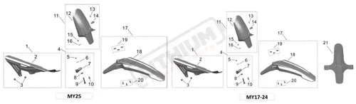 Surron Light Bee X OEM Front Fender Bushing