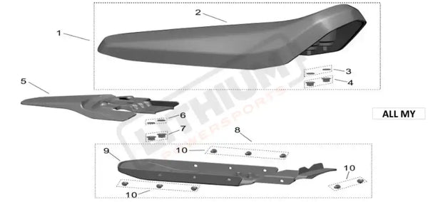 Surron Light Bee X OEM Seat Assy.