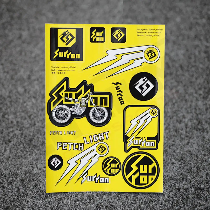 Surron STICKER_GHOST CLAW LIGHNING - Decal