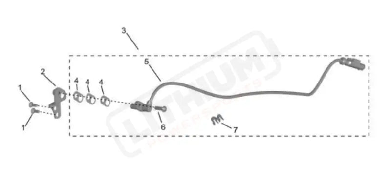 Surron Storm Bee OEM ABS Sensor Bracket REAR eParts