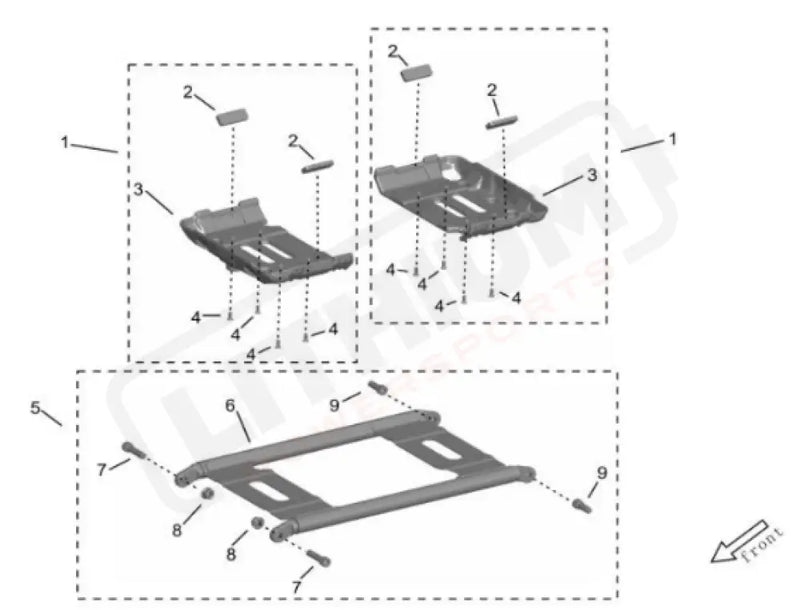 Surron Storm Bee OEM Battery Holder CPL. eParts