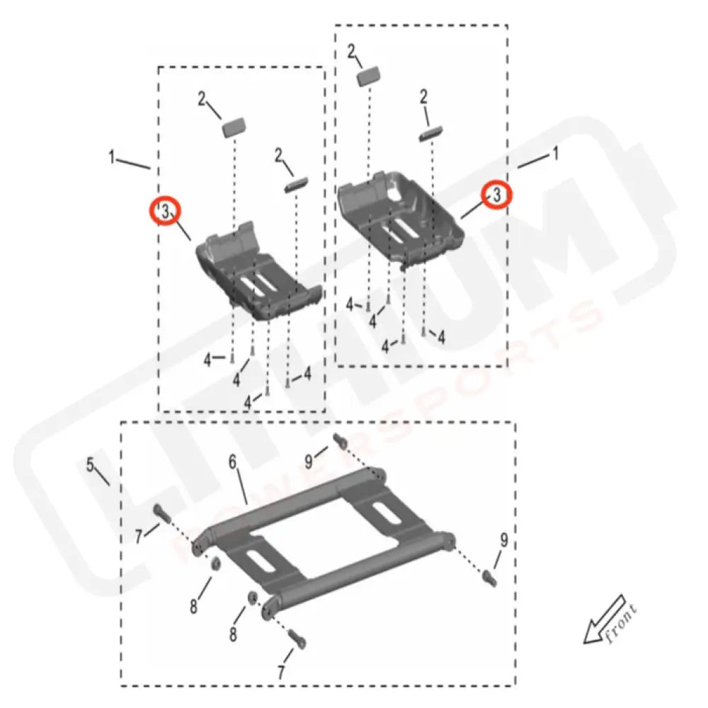 Surron Storm Bee OEM Battery Holder