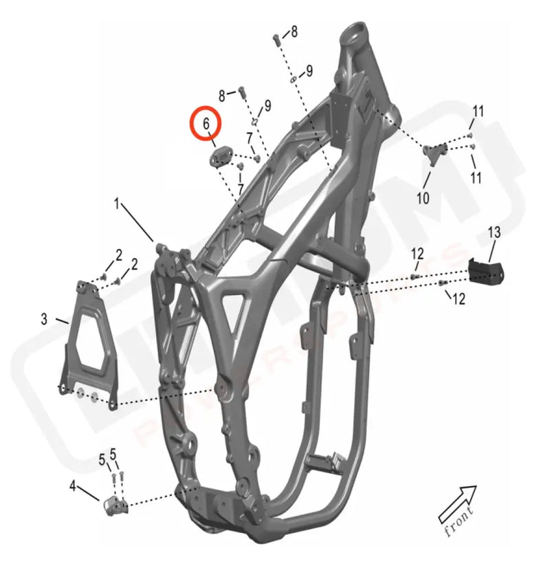 Storm Bee Battery Support Block
