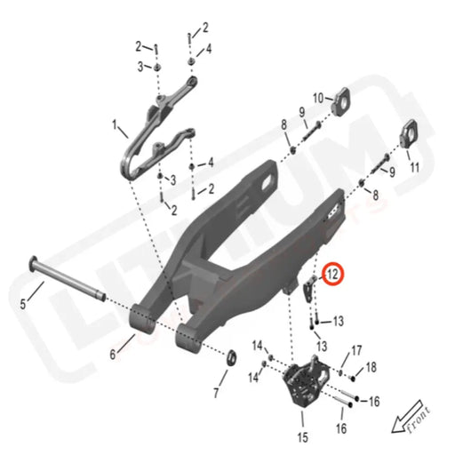 Storm Bee Chain Guide Bracket