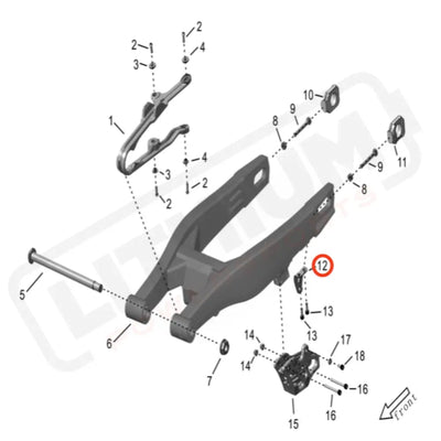 Surron Storm Bee OEM Chain Guide INST. Bracket
