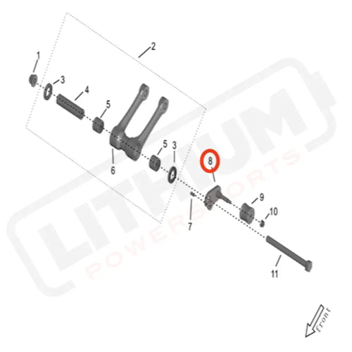 Storm Bee Chain Roller Bracket