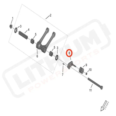 Surron Storm Bee OEM Chain Roller INST.Bracket
