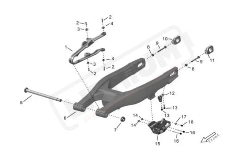 Surron Storm Bee OEM Chain Slider Guide eParts