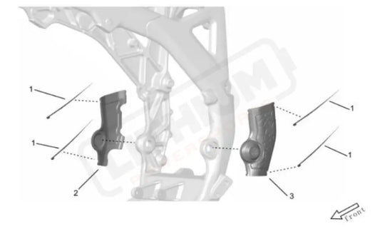 Surron Storm Bee OEM Frame Protector LEFT eParts