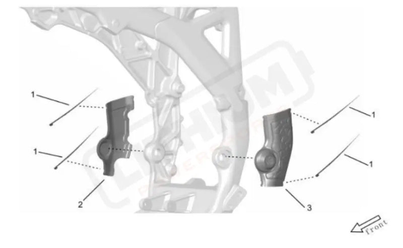 Surron Storm Bee OEM Frame Protector LEFT eParts