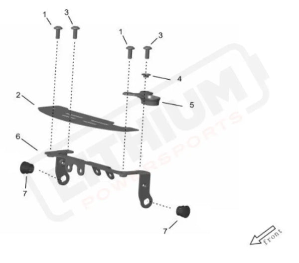 Surron Storm Bee OEM Front Brake Top Clamp eParts