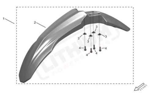 Surron Storm Bee OEM Front Fender CPL. eParts