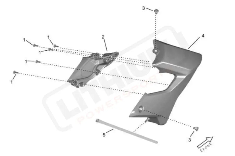 Surron Storm Bee OEM Front Shroud RIGHT eParts