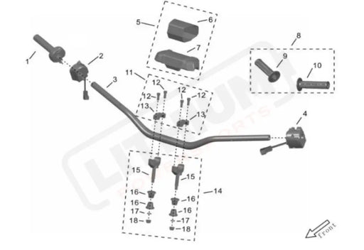 Surron Storm Bee OEM Handlebar Pad eParts