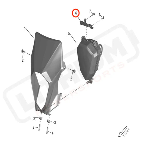 Storm Bee Headlight Installation Bracket