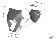 Surron Storm Bee OEM Head Light INST. Bracket eParts