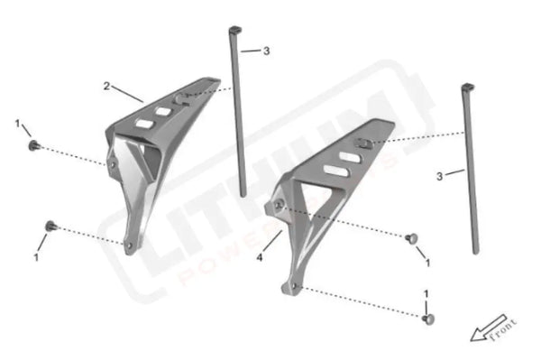 Surron Storm Bee OEM MCU Cover LEFT eParts