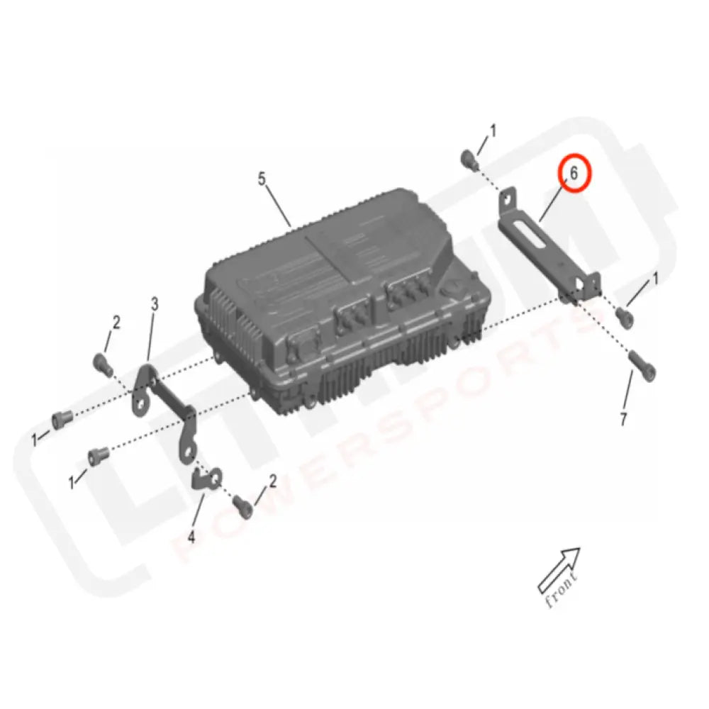 Surron Storm Bee OEM MCU INST. Bracket Front