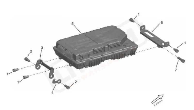 Surron Storm Bee OEM MCU INST. Bracket Front eParts