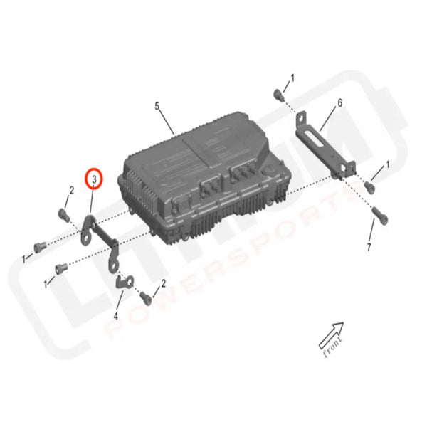 Storm Bee Controller Installation Bracket (REAR)