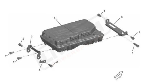 Surron Storm Bee OEM MCU INST. Bracket REAR eParts