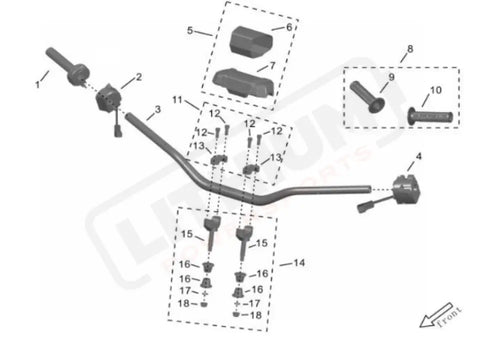 Surron Storm Bee OEM Nut B2003 M10 eParts