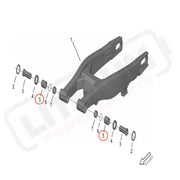 Storm Bee Swingarm Pivot Needle Bearing
