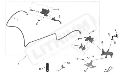 Surron Storm Bee OEM REAR Brake System eParts