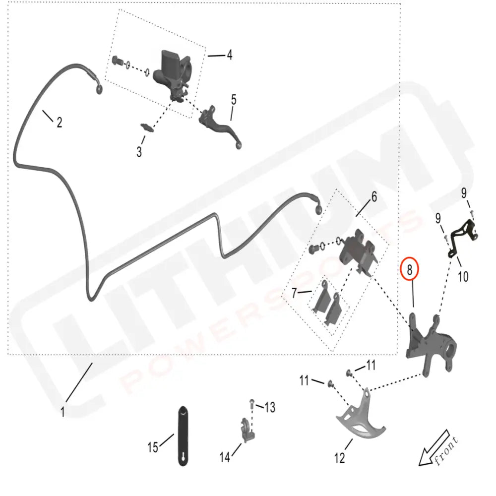 Surron Storm Bee OEM REAR Caliper INST. Bracket