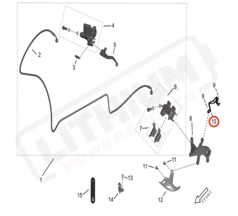 Storm Bee Rear Caliper Protector