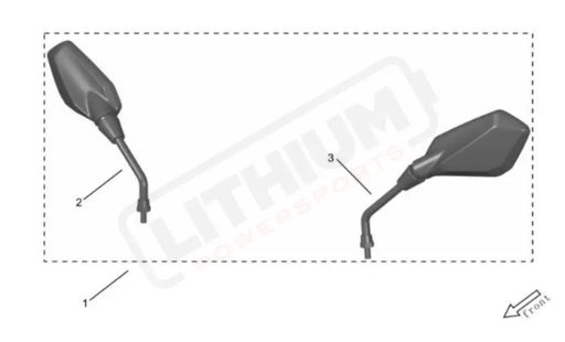 Surron Storm Bee OEM Rear Mirror LEFT eParts