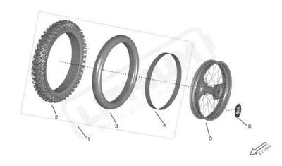 Surron Storm Bee OEM REAR MX Tire 100/90-18 CPL.