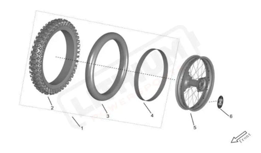 Surron Storm Bee OEM REAR Wheel 18 Rim Band eParts
