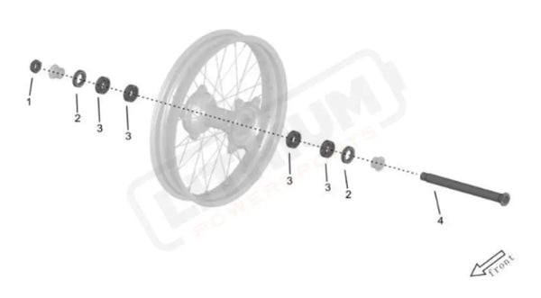 Surron Storm Bee OEM REAR Wheel Bearing eParts