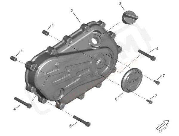 Surron Storm Bee OEM Reduction Gearbox Cover eParts
