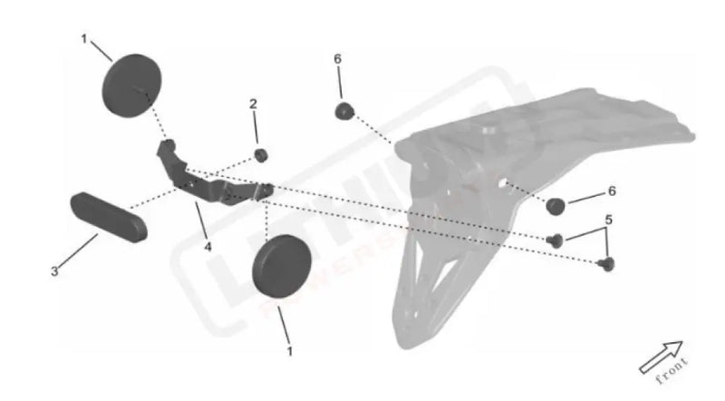 Surron Storm Bee OEM Reflector Bracket eParts