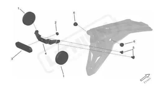 Surron Storm Bee OEM Reflector Bracket eParts