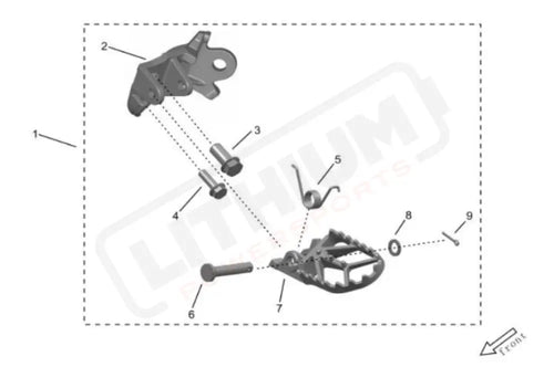 Surron Storm Bee OEM Screw B1008 M8x25 eParts