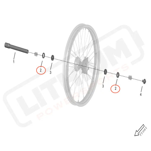 Storm Bee Front Wheel Hub Seal