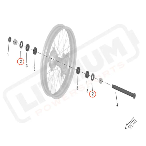 Storm Bee Rear Wheel Hub Seal
