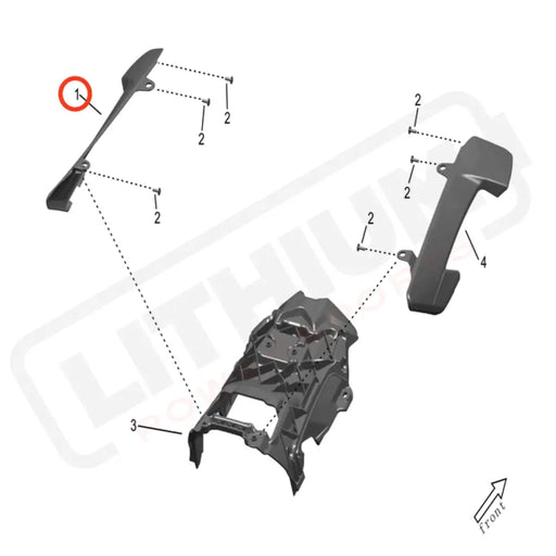 Storm Bee Seat Support Cover (LEFT)