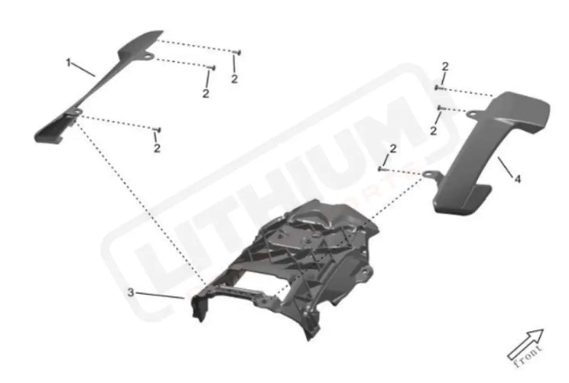 Surron Storm Bee OEM Seat Front Support Cover RIGHT eParts