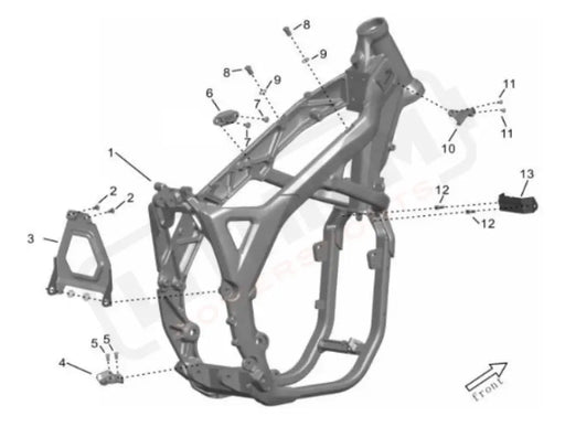 Surron Storm Bee OEM Seat Locking Screw M10x1.25 eParts
