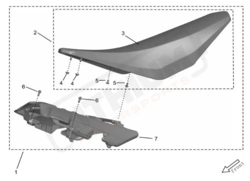 Surron Storm Bee OEM Seat Standard CPL. eParts