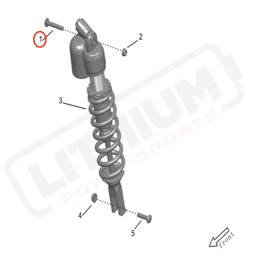 Storm Bee Rear KKE Shock Axle Bolt (TOP)