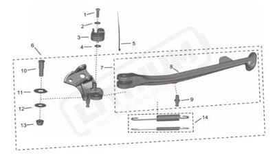 Surron Storm Bee OEM Side Stand CPL.