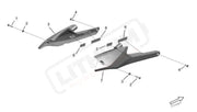 Surron Storm Bee OEM Subframe Cover LEFT eParts