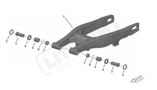 Surron Storm Bee OEM Storm Bee Swingarm eParts